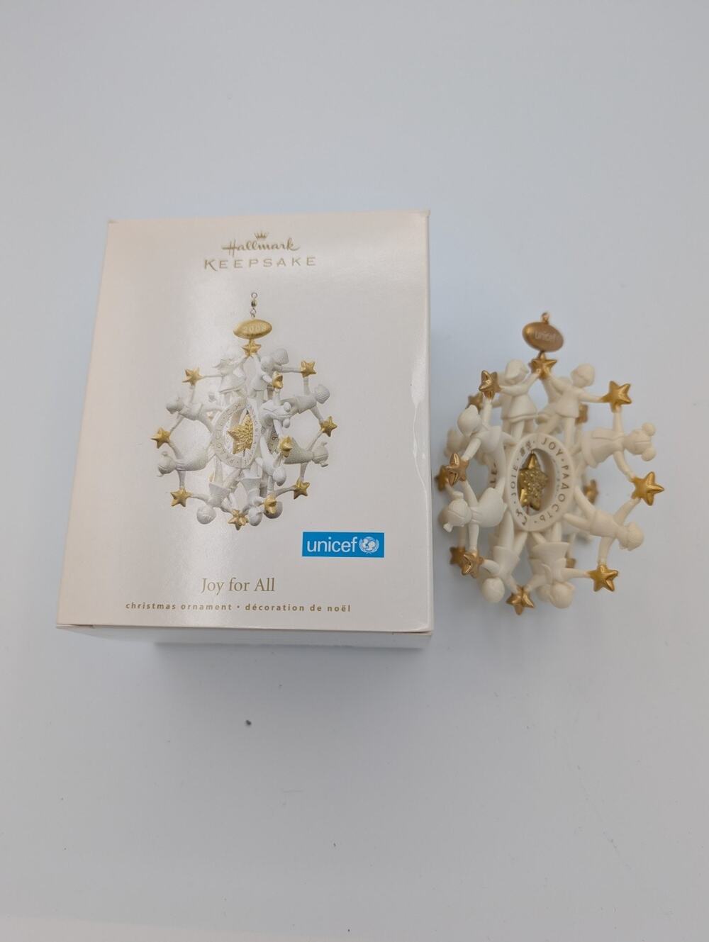 Joy for All Unicef 2008 Hallmark Keepsake Christmas Tree Ornament MIB